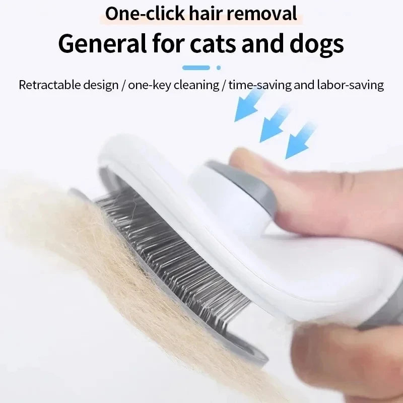 Brushie™ Self-Cleaning Pet Brush – Groom in Seconds!