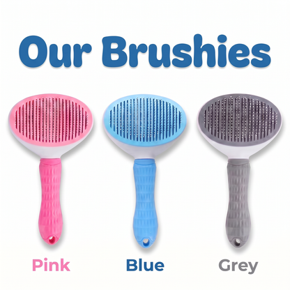 Brushie™ Self-Cleaning Pet Brush – Groom in Seconds!