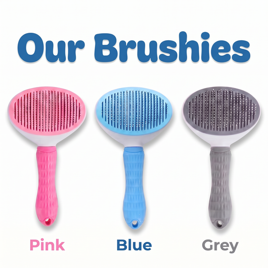 Brushie™ Self-Cleaning Pet Brush – Groom in Seconds!