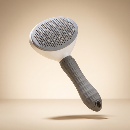 Brushie™ Self-Cleaning Pet Brush – Groom in Seconds!