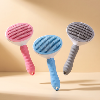 Brushie™ Self-Cleaning Pet Brush – Groom in Seconds!
